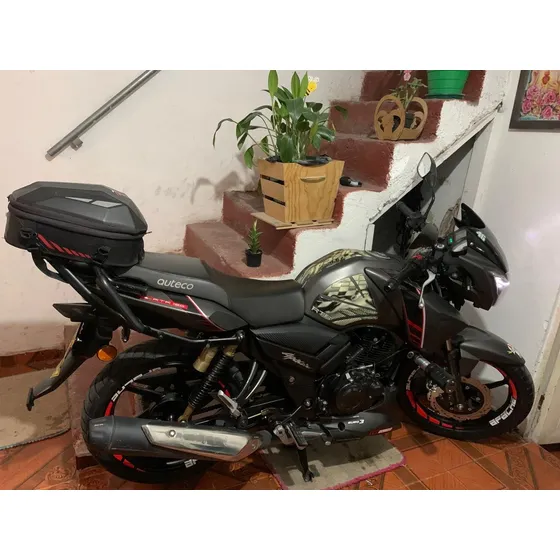 Apache 1602v Color Gris Con Rojo