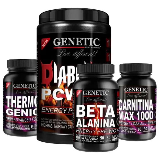 Pre Work Diabolic Beta Alanina Thermogenic Carnitina Genetic