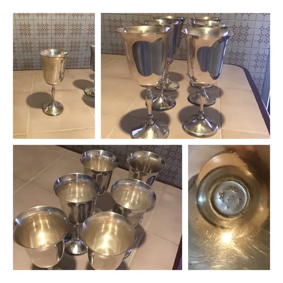 Juego De Copas Leonard Silverplate