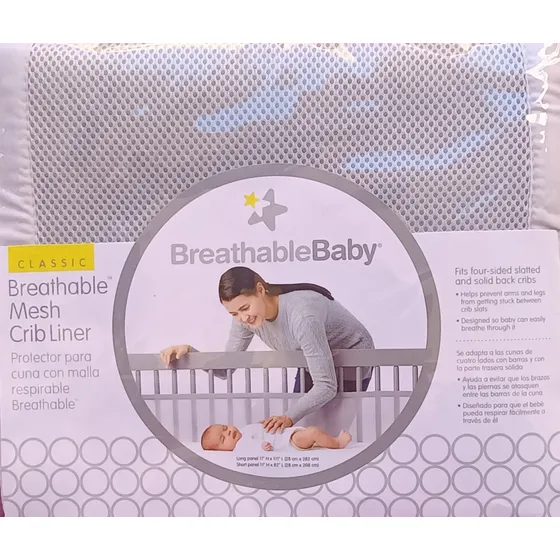 Banda Protectora Para Cuna Con Malla Respirable Adaptable