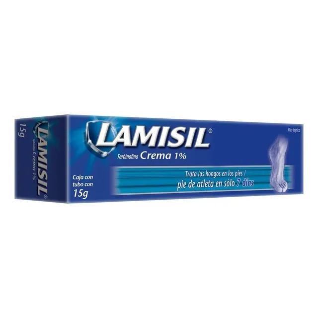 Lamisil Terbinafina Crema 1% Tratamiento Hongos 15g