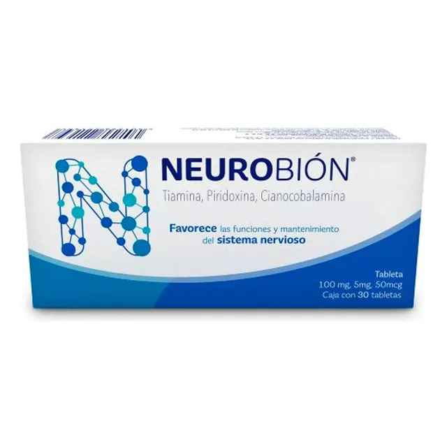 Tabletas De Vitaminas Neurobión Sistema Nervioso 30 Unidades