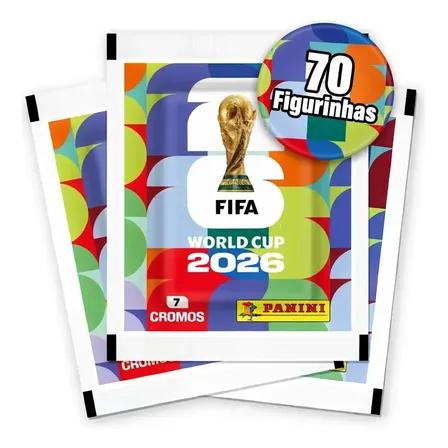 Kit 70 Figurinhas Do Álbum Oficial Copa Do Mundo 2026 Copa Do Mundo 2026