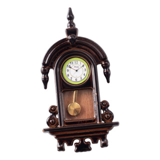 1:12 Romano Reloj Mini Pendulum Reloj Vintage Wall Clock 1:12 Romano Reloj Mini Pendulum Reloj Vintage Wall Clock