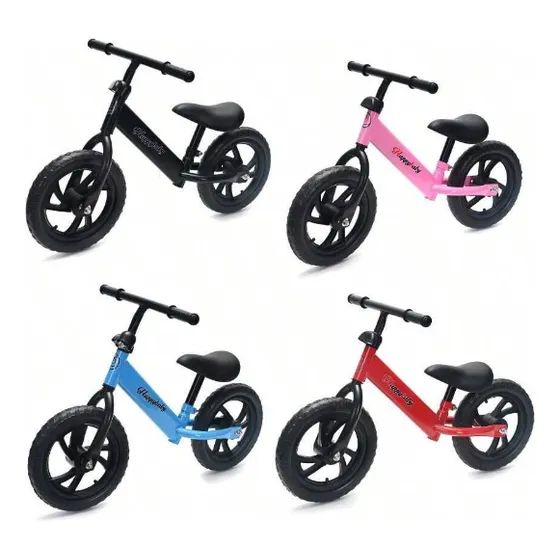 Bicicleta De Impulso Balance Iniciacion Sin Pedales Aluminio Color Rosa