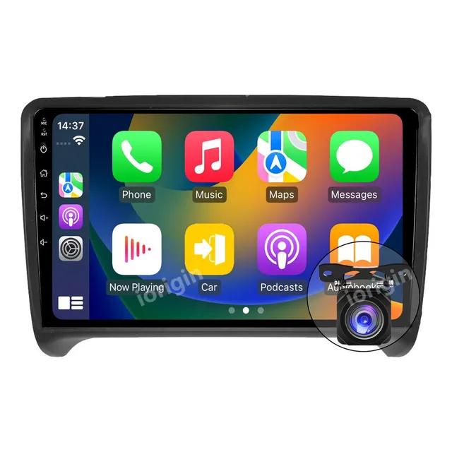 Bd1 Carplay Estéreo 4+64 G Audi Tt Mk2 8j 2006-2014 Gps Wif
