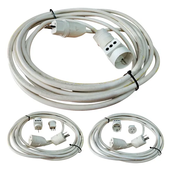 Alargue 3 Metros 3x2mm Fichas Estándar + 2 Adaptadores