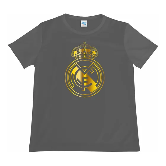 Franela Camisa Para Niño Equipo Futbol Real Madrid Poliester