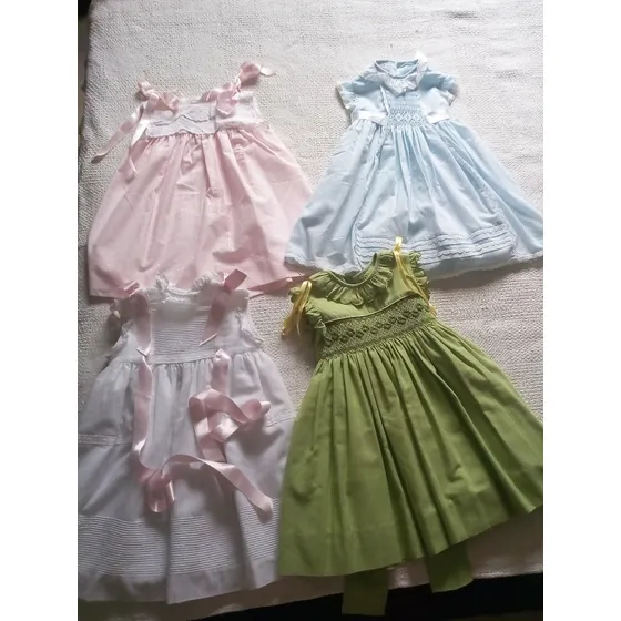 Vestidos Para Niñas, Talla 0 Usados Pero Excelente Estado
