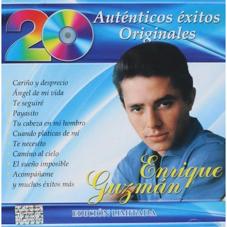 Cd Enrique Guzmán - 20 Auténticos Éxitos Originales Nuevo Cd Enrique Guzmán - 20 Auténticos Éxitos Originales Nuevo