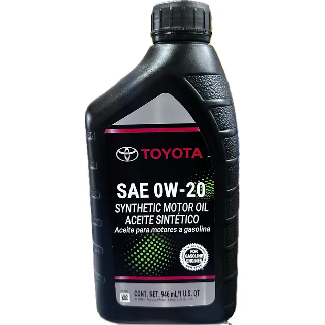 Aceite Toyota 0w20 Sintético, Original. Tienda Chacao