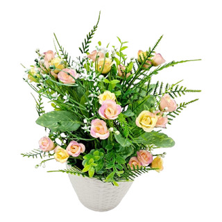 Arranjo De Flores Artificiais Decorar Ambiente Sala Cozinha Arranjo De Flores Artificiais Decorar Ambiente Sala Cozinha