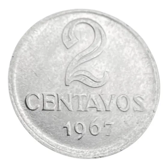 Moeda De 2 Centavos De 1967