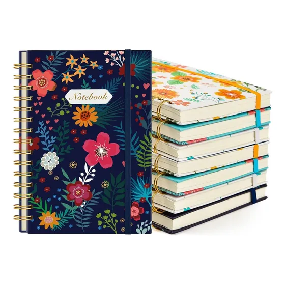 Libreta Anillada Pasta Dura A5 80 Hojas X Unidad
