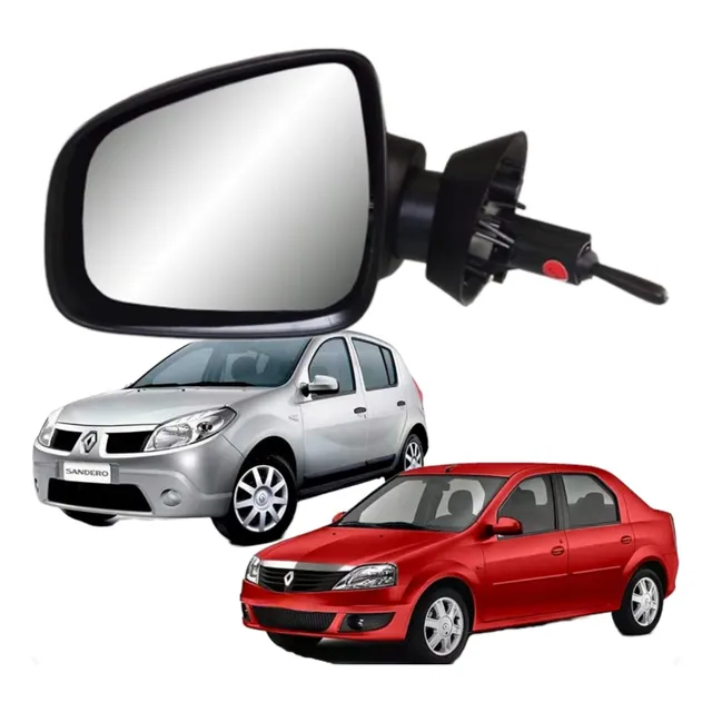 Retrovisor Logan Sandero 2009 2010 2011 2012 2013 C/controle