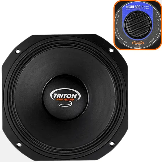 Woofer Triton 10 Polegadas 400w Rms 10-xrl800 8 Ohms 800w