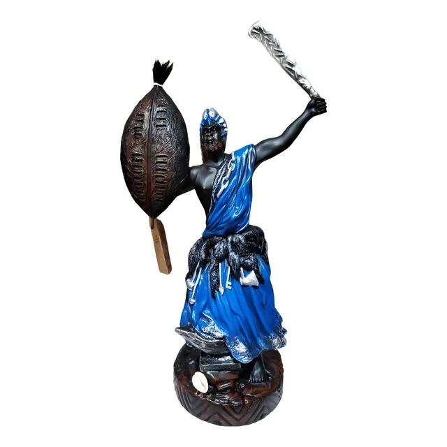 Ogum Imagem Escultura 30cm Camasi Guimarães Umbanda Orixá