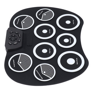 Set Eléctrico Roll Up Practice Drum Pad Portátil Y Ligero Set Eléctrico Roll Up Practice Drum Pad Portátil Y Ligero