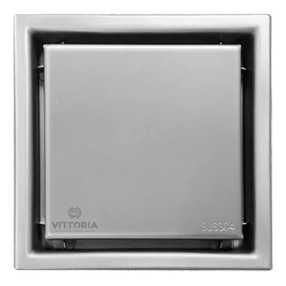 Centro De Piso Vittoria, Dg6002, Acero Inoxidable 