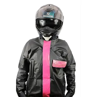 Capa De Chuva Moto Feminina ImpermeĂĄvel Pvc Gola Alta Capa De Chuva Moto Feminina ImpermeĂĄvel Pvc Gola Alta