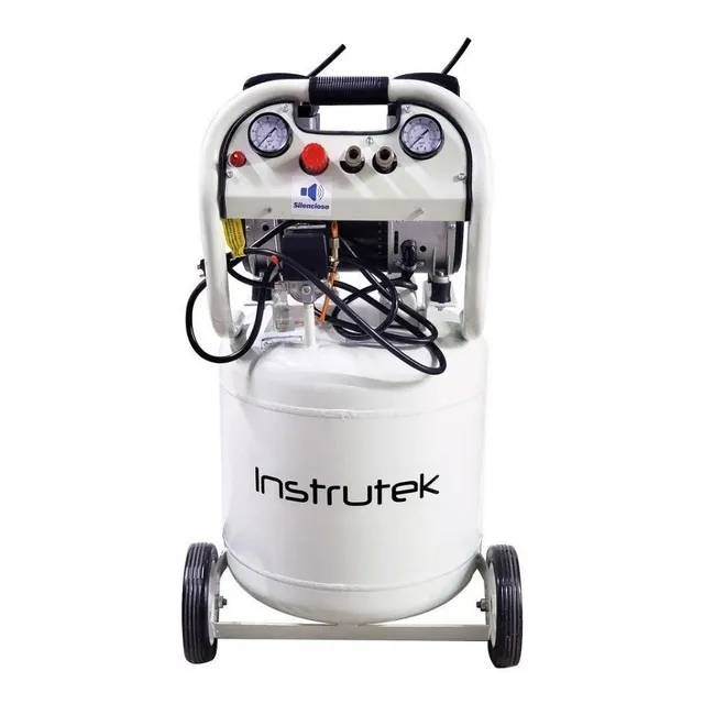 Compresor de aire eléctrico portátil Instrutek WSOF150050V 50L 2hp 127V 60Hz blanco
