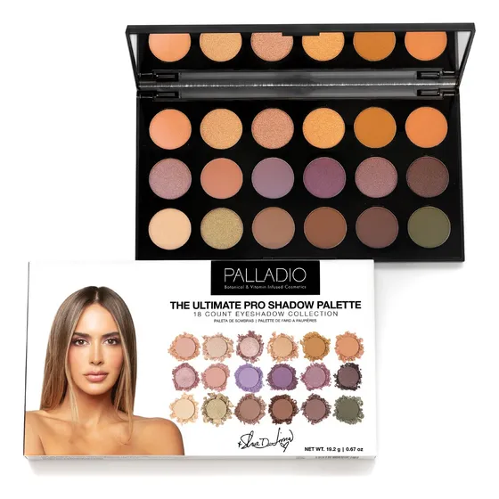 Paleta De Sombras Palladio De Shannon De Lima 18 Tonos