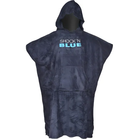 Poncho Cambiador Surf Bodyboard Toalla Shock'n Blue 