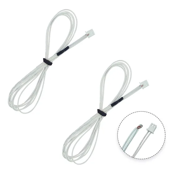 2x Termistor Ntc 100k 3950 Sensor Cabo Impressora 3d Ender 3