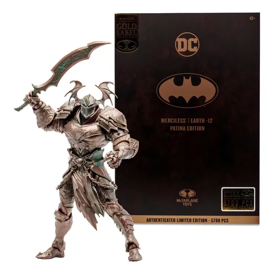 Mc Farlane Dc Figura 18cm Articulado Patina Edition Merciles