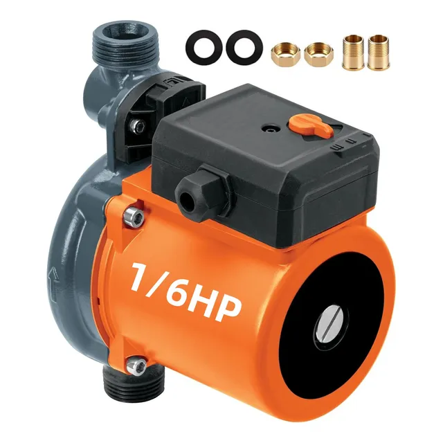 Automatico Para Bomba De Agua Silenciosa Presurizadora Succion Boiler Casa 125 W 127 Volts 35 L/ Min 1/6 1/4 Y 1/3 Hp