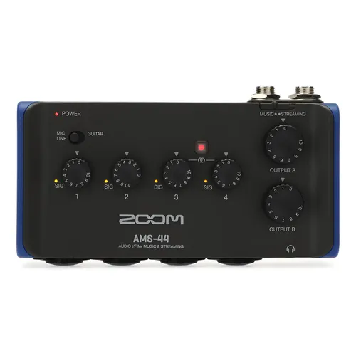 Interface De Áudio Digital Zoom Ams-24 Para Música/transmiss