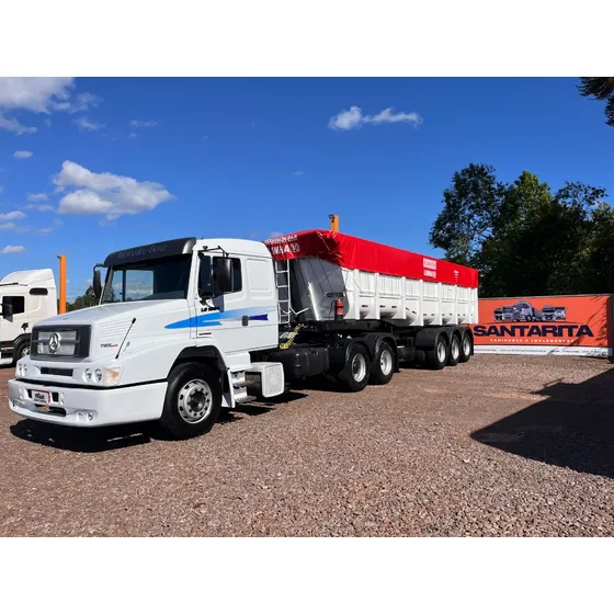 Mb Ls 1634 6x2 2003 + Carreta Caçamba Basculante Randon 2003