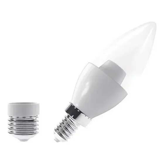 Luminatti - Vela Transparente Led 6w 6000k 220V E14 / E27