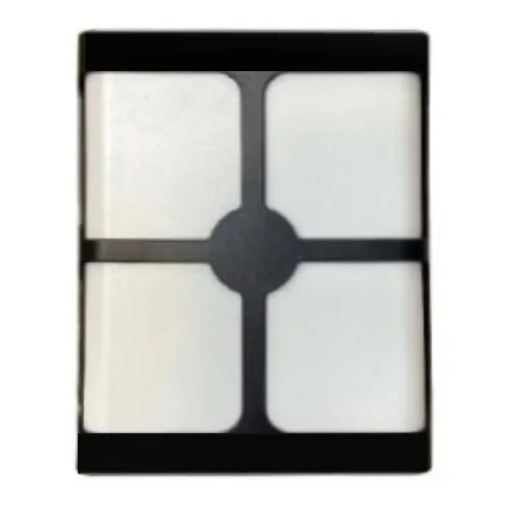 Lampara Pared Led Exterior Cuadrada 4x4 12w 6500k Vert 