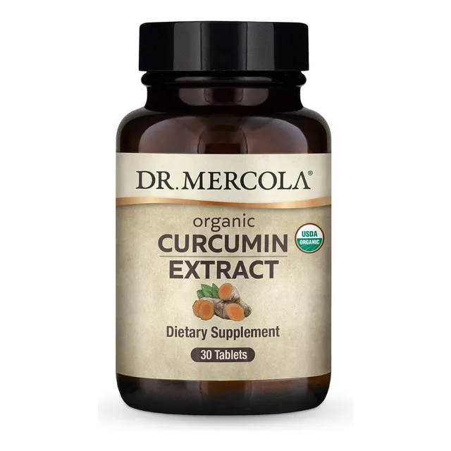 Extracto De Curcumina Orgánico 300mg 30 Tabletas Dr Mercola