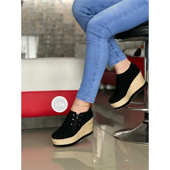 Sandalias De Plataforma Botin De Dama Moda Colombiana 