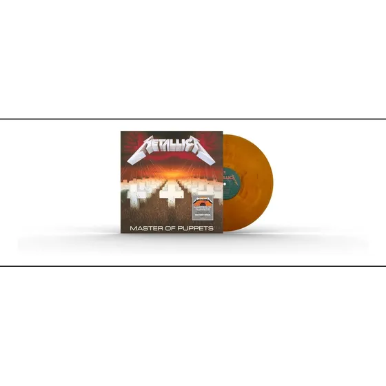 Vinilo: Master Of Puppets ''battery Brick'' Red Colored