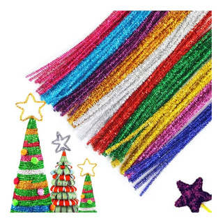 100pz Limpiapipas Metálicos Para Manualidades, Decoraciones 100pz Limpiapipas Metálicos Para Manualidades, Decoraciones