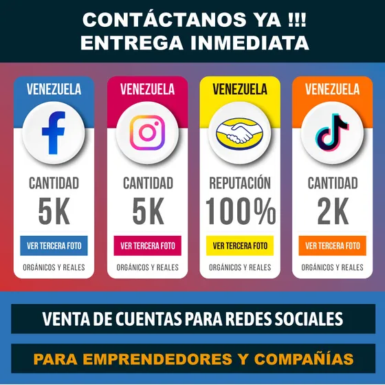 Cuentas !nstagram / Redes Socia|es / Entrega Inmediata