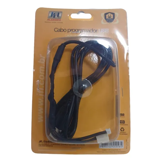 Cabo Programador Conversor Usb Jfl Para Centrais De Alarme