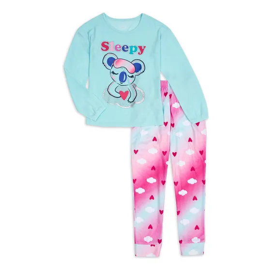 Conjunto De Pijama De 2pcs Para Niñas Wonder Nation Original