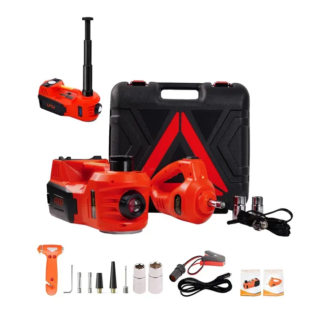 Gato Hidráulico Eléctrico Para Automóviles 12v 5 Ton 3 En 1