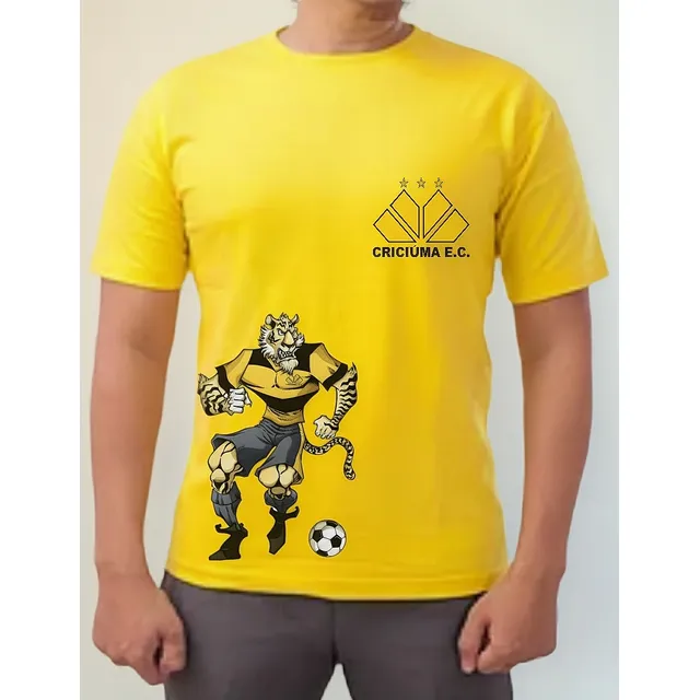 Camisa Do Criciuma Com Seu Nome Seu Numero Personalizada Ful