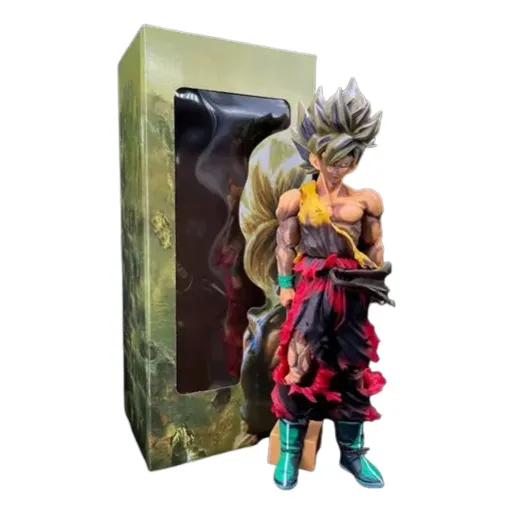 Figura Goku Dragon Ball Z Sayayin Color Comic Anime Dorado
