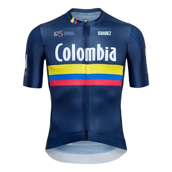 Jersey De Ciclismo Hombre M/c Federación Colombia París 2024