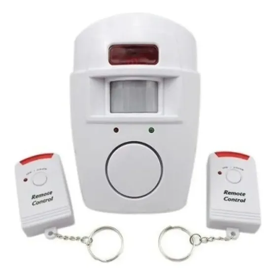 Alarme Mini S/ Fio Residencial Comercial 02 Controles Remoto