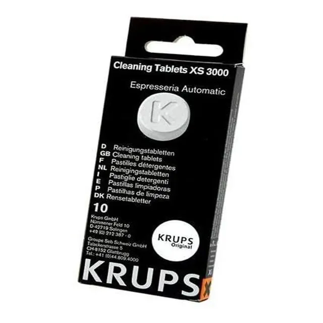 Krups Xs3000 - Tabletas De Limpieza Para Máquinas Krups Usa