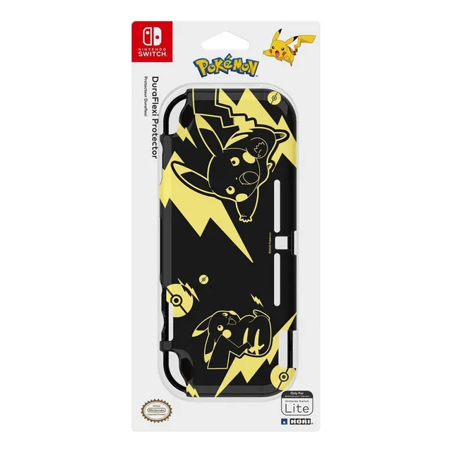 Estuche Duraflex Pikachu Black N Gold Hori Switch Lite