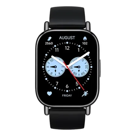 Smartwatch Xiaomi Redmi Watch 5 Lite M2352w1 Prateado Caixa Preto Pulseira Preto Bisel Preto Desenho Da Pulseira Mesh