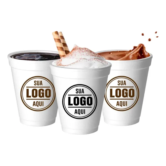 Copo Térmico Isopor Personalizado 180ml C/1000 Unidades